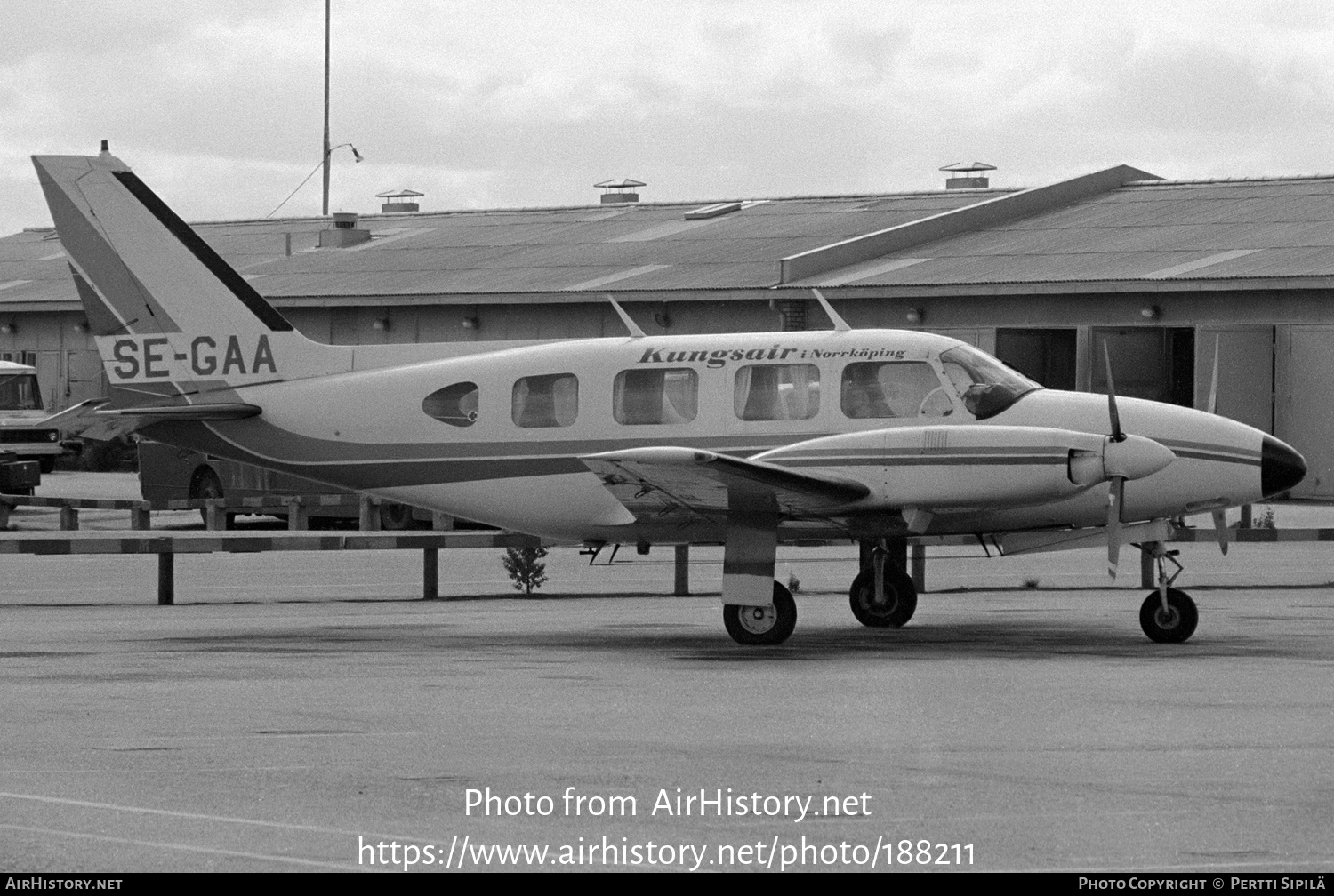 Aircraft Photo of SE-GAA | Piper PA-31-310 Navajo | Kungsair | AirHistory.net #188211