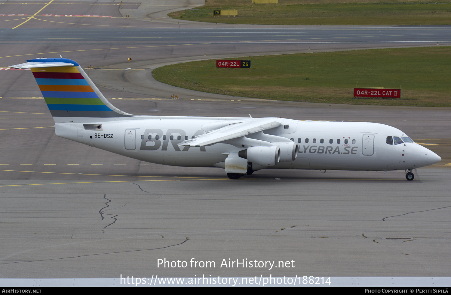 Aircraft Photo of SE-DSZ | British Aerospace Avro 146-RJ100 | BRA - Braathens Regional Airlines | AirHistory.net #188214