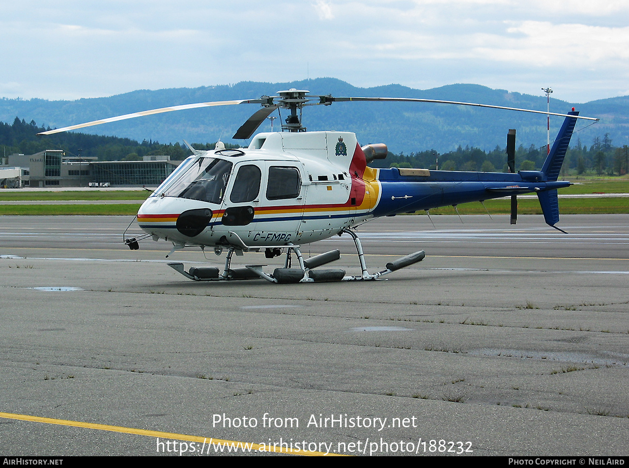 Aircraft Photo of C-FMPG | Eurocopter AS-350B-3 Ecureuil | Royal Canadian Mounted Police | AirHistory.net #188232