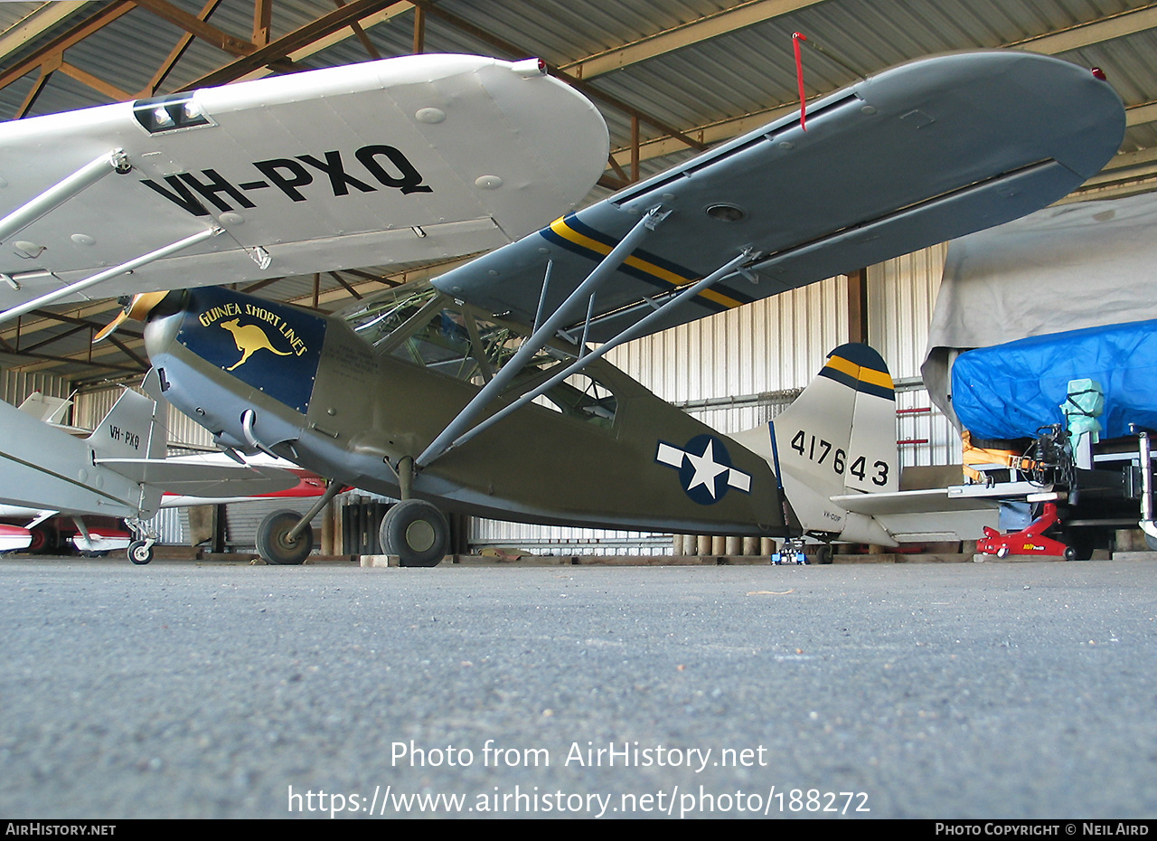 Aircraft Photo of VH-CDF / 417643 | Stinson L-5B Sentinel | USA - Air Force | AirHistory.net #188272