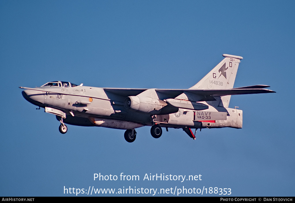 Aircraft Photo of 144838 | Douglas ERA-3B Skywarrior | USA - Navy | AirHistory.net #188353