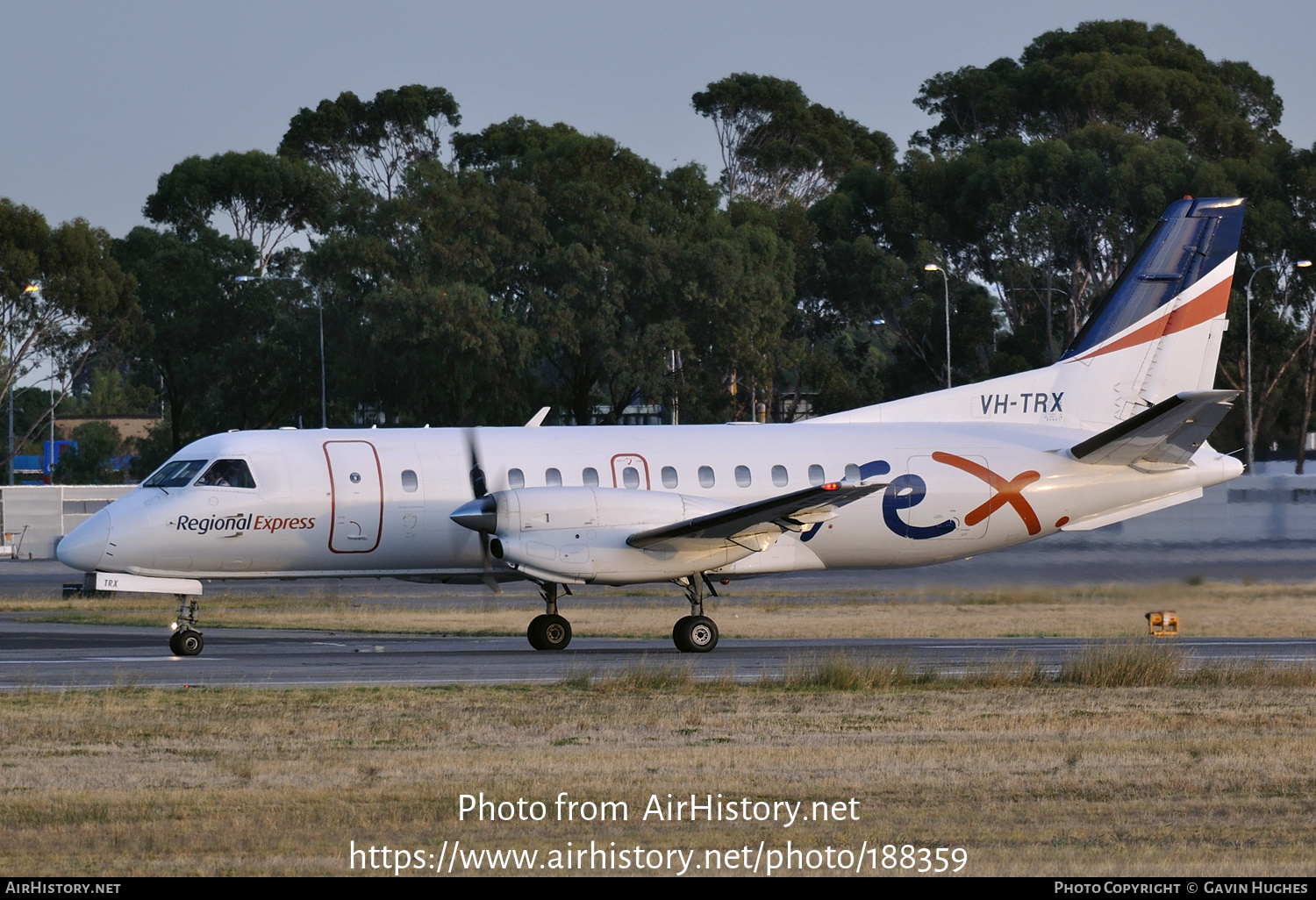 Aircraft Photo of VH-TRX | Saab 340B | REX - Regional Express | AirHistory.net #188359