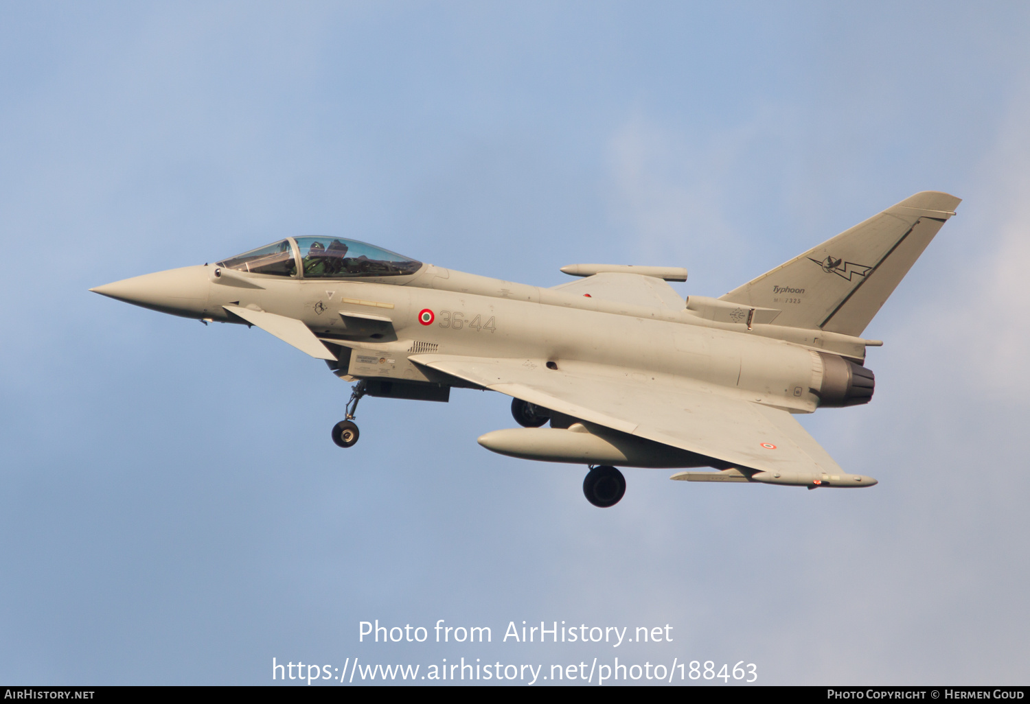 Aircraft Photo of MM7325 | Eurofighter F-2000A Typhoon | Italy - Air Force | AirHistory.net #188463