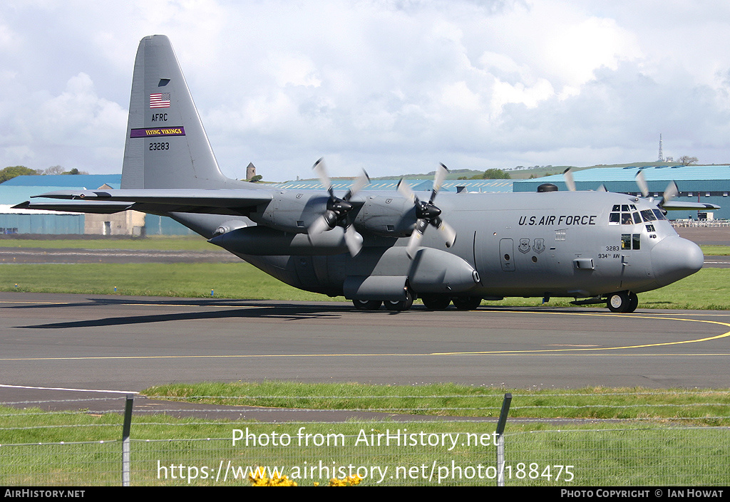 Aircraft Photo of 92-3283 / 23283 | Lockheed C-130H Hercules | USA - Air Force | AirHistory.net #188475