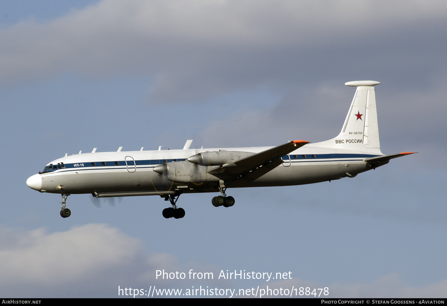 Aircraft Photo of RF-90785 | Ilyushin Il-22M-11 Zebra | Russia - Air Force | AirHistory.net #188478