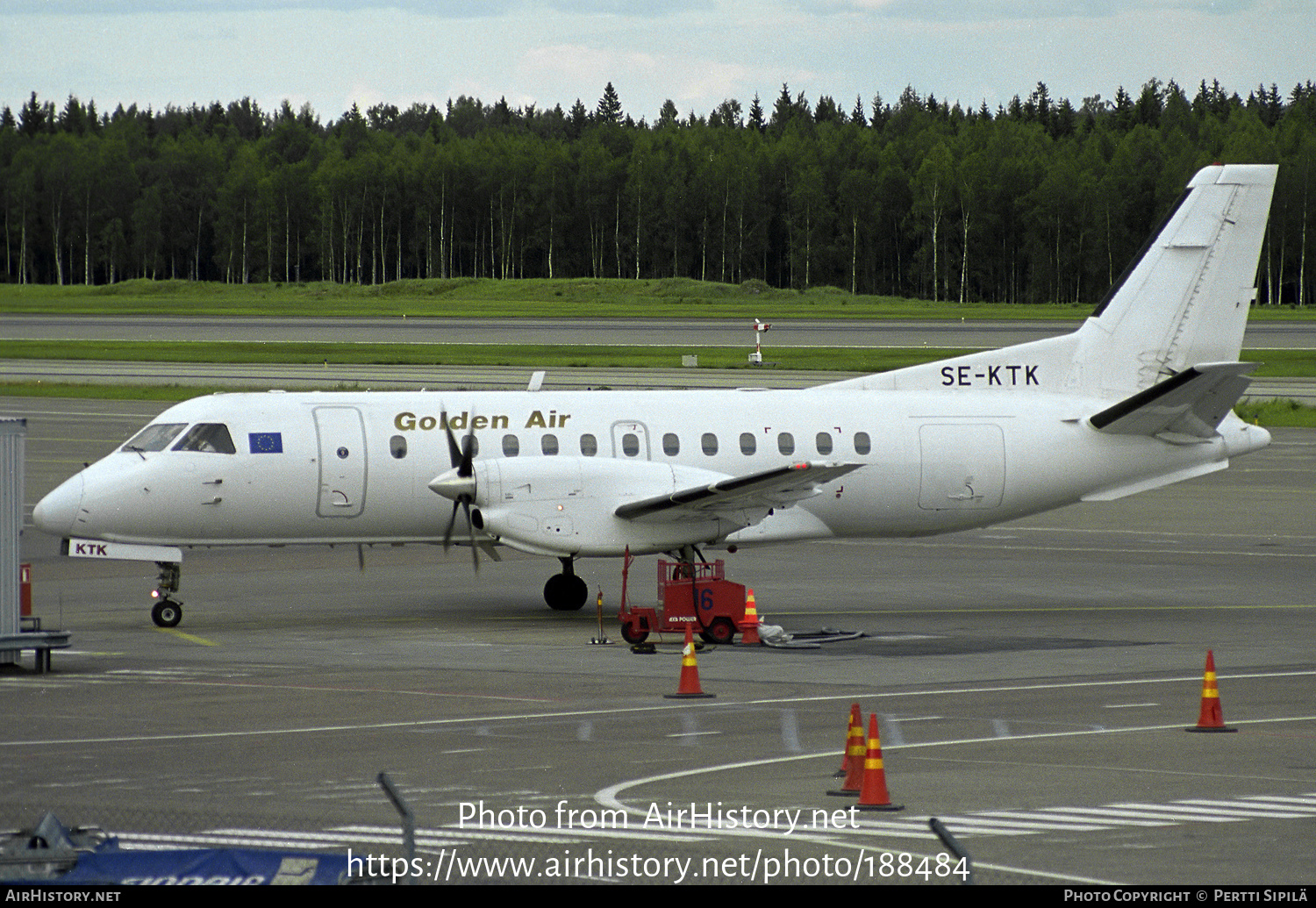 Aircraft Photo of SE-KTK | Saab 340B | Golden Air | AirHistory.net #188484