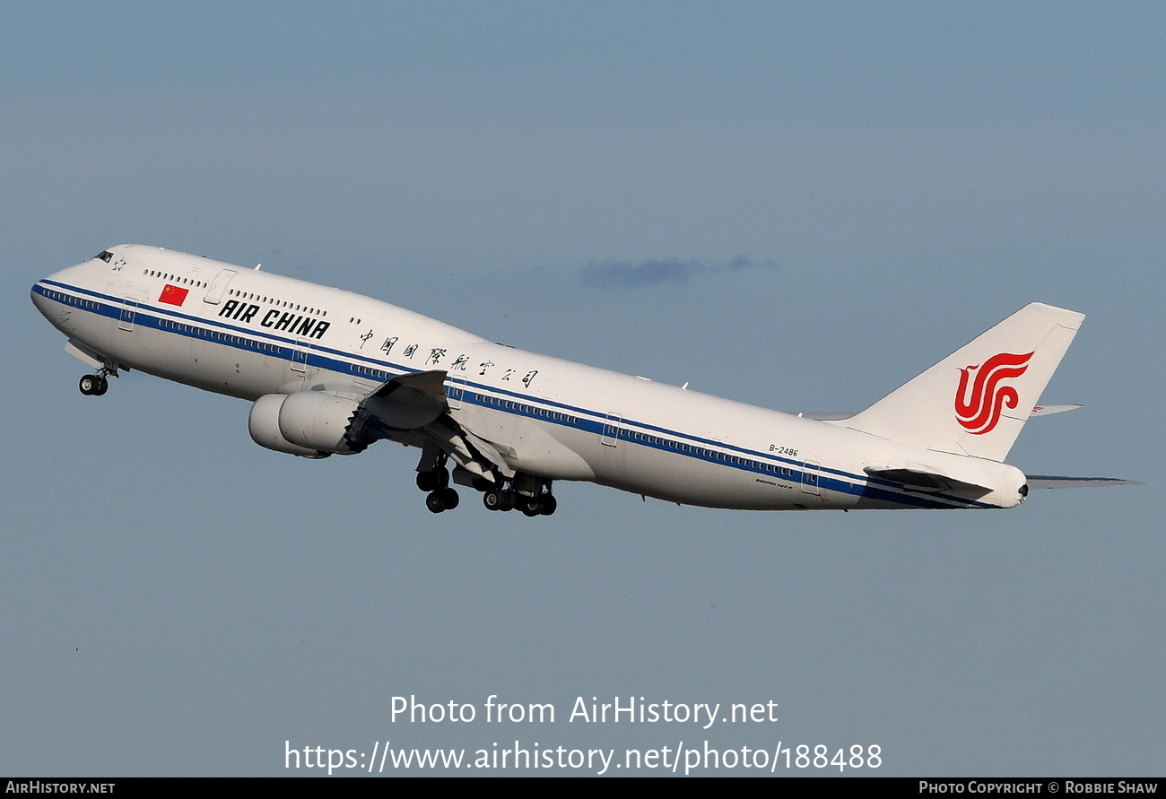 Aircraft Photo of B-2486 | Boeing 747-89L | Air China | AirHistory.net #188488