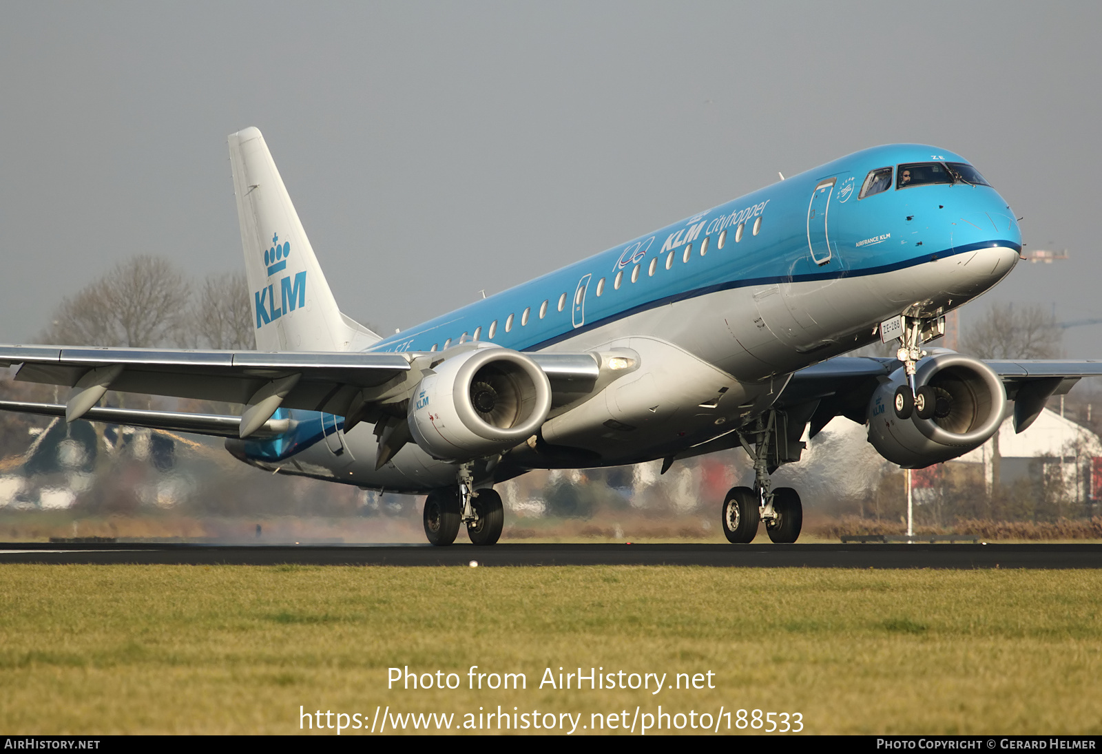 Aircraft Photo of PH-EZE | Embraer 190STD (ERJ-190-100STD) | KLM Cityhopper | AirHistory.net #188533