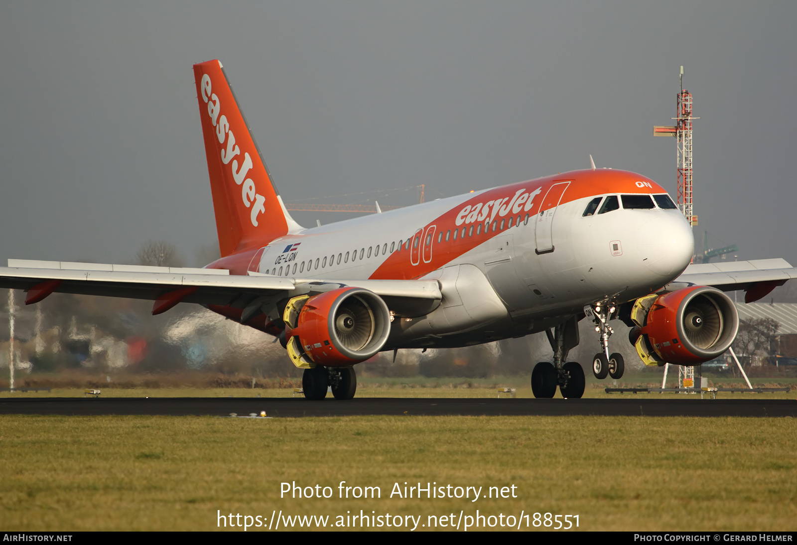 Aircraft Photo of OE-LQN | Airbus A319-111 | EasyJet | AirHistory.net #188551