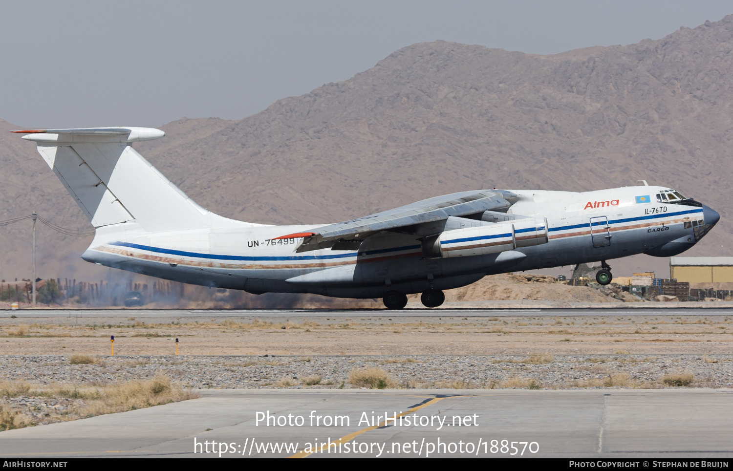 Aircraft Photo of UN-76499 | Ilyushin Il-76TD | ATMA Aircompany | AirHistory.net #188570