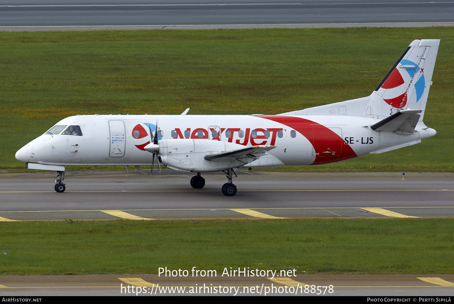 Aircraft Photo of SE-LJS | Saab 340B | NextJet | AirHistory.net #188578