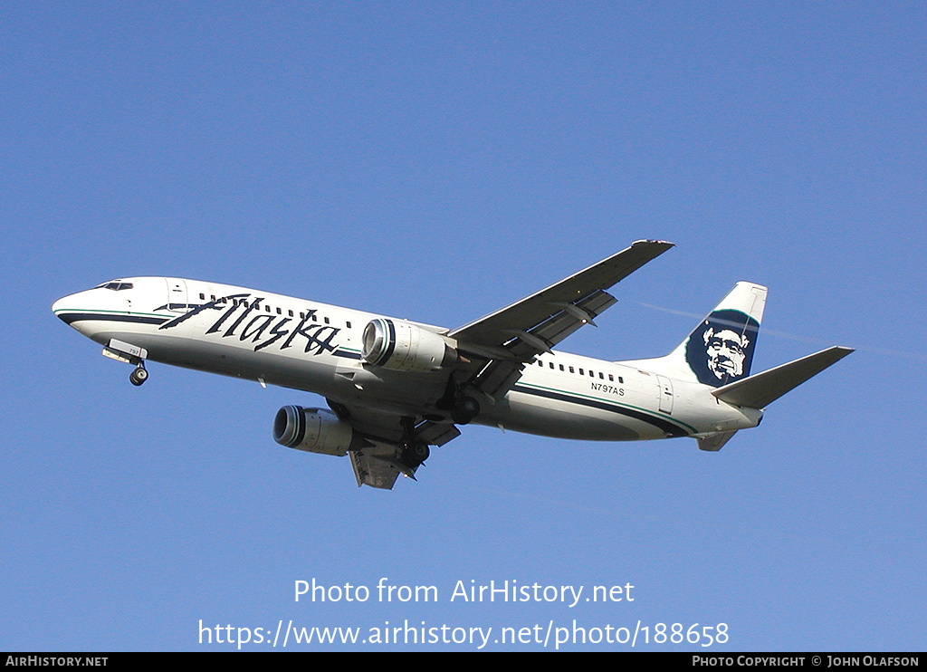 Aircraft Photo of N797AS | Boeing 737-490 | Alaska Airlines | AirHistory.net #188658