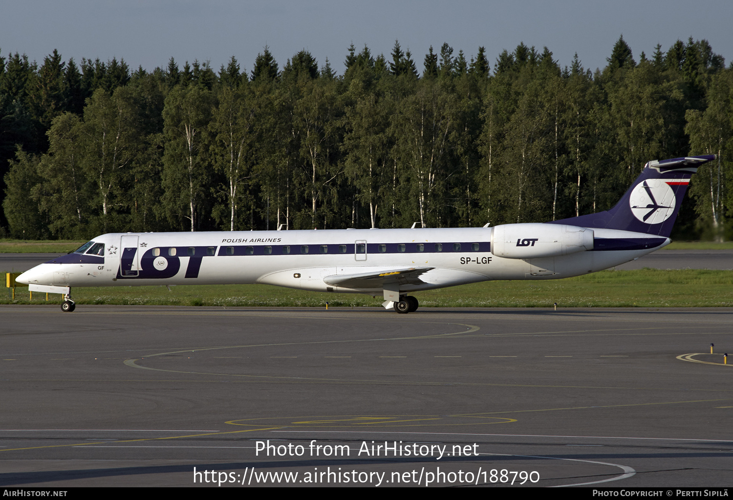 Aircraft Photo of SP-LGF | Embraer ERJ-145MP (EMB-145MP) | LOT Polish Airlines - Polskie Linie Lotnicze | AirHistory.net #188790