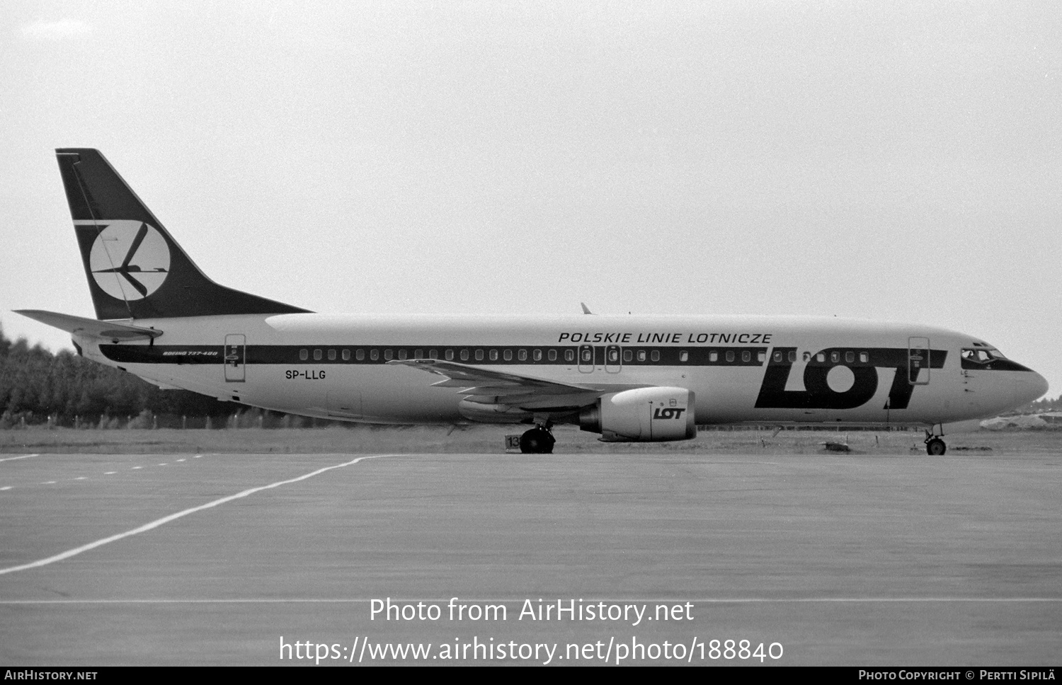 Aircraft Photo of SP-LLG | Boeing 737-45D | LOT Polish Airlines - Polskie Linie Lotnicze | AirHistory.net #188840