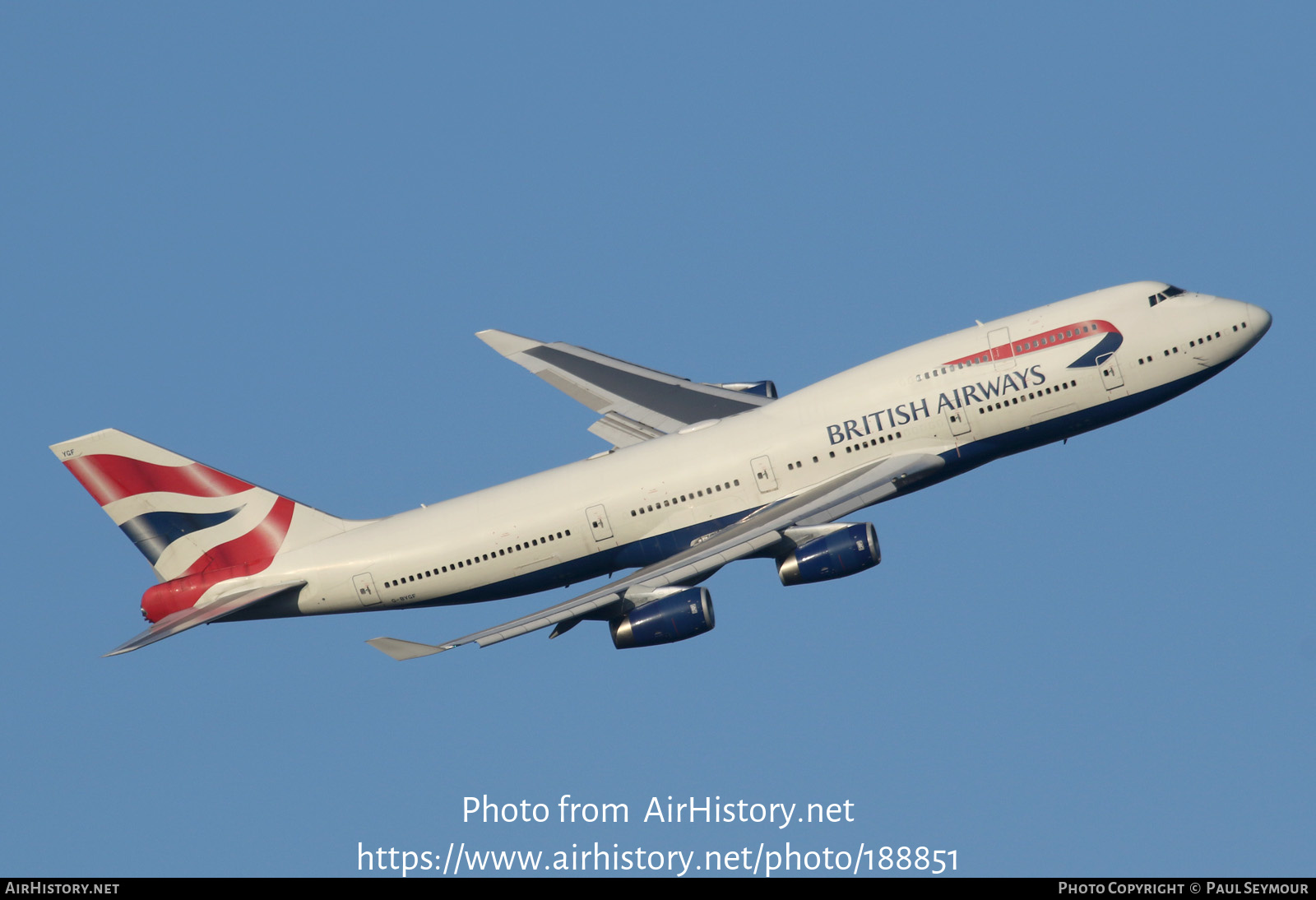 Aircraft Photo of G-BYGF | Boeing 747-436 | British Airways | AirHistory.net #188851