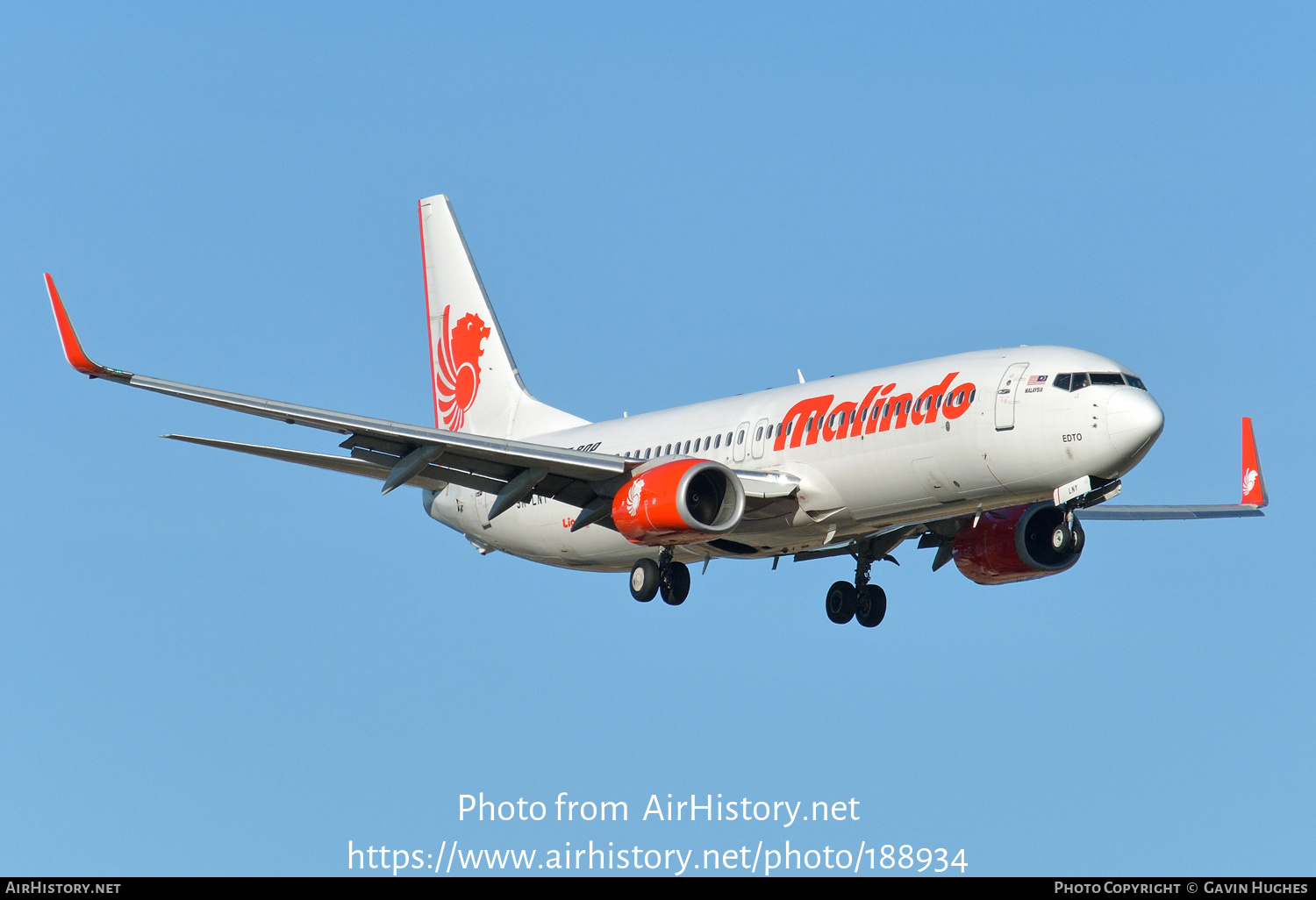 Aircraft Photo of 9M-LNY | Boeing 737-8GP | Malindo Air | AirHistory.net #188934