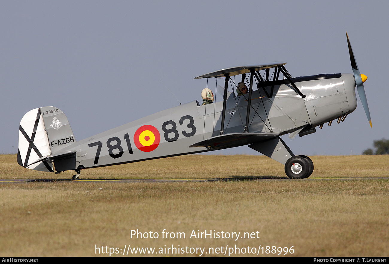 Aircraft Photo of F-AZGH / E3B-538 | CASA 1.131E Jungmann | Spain - Air Force | AirHistory.net #188996