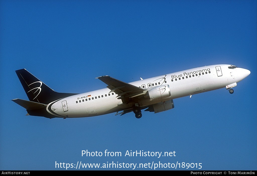 Aircraft Photo of D-AHLU | Boeing 737-4K5 | Blue Panorama Airlines | AirHistory.net #189015