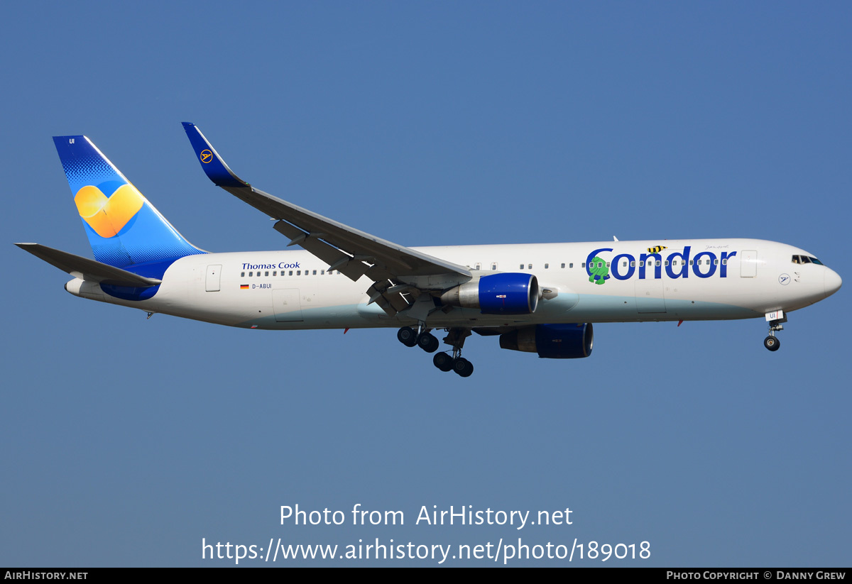 Aircraft Photo of D-ABUI | Boeing 767-330/ER | Condor Flugdienst | AirHistory.net #189018