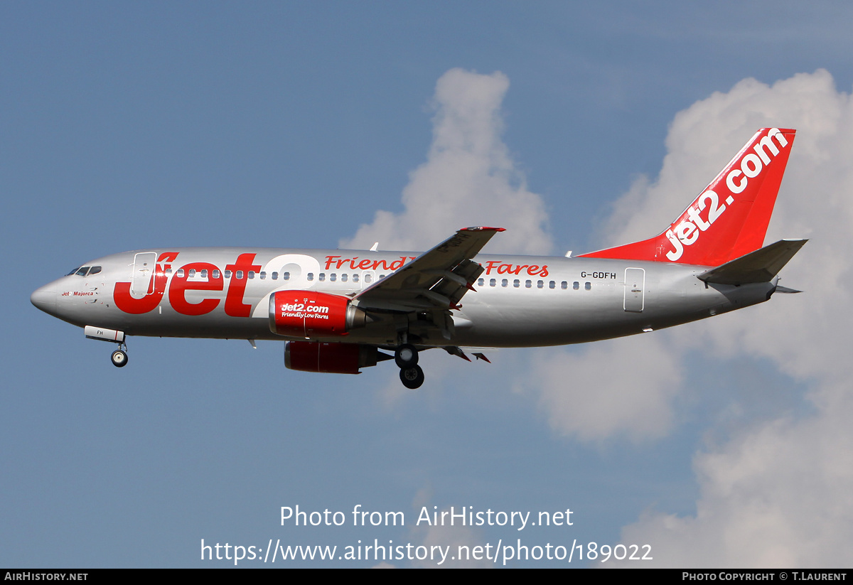 Aircraft Photo of G-GDFH | Boeing 737-3Y5 | Jet2 | AirHistory.net #189022