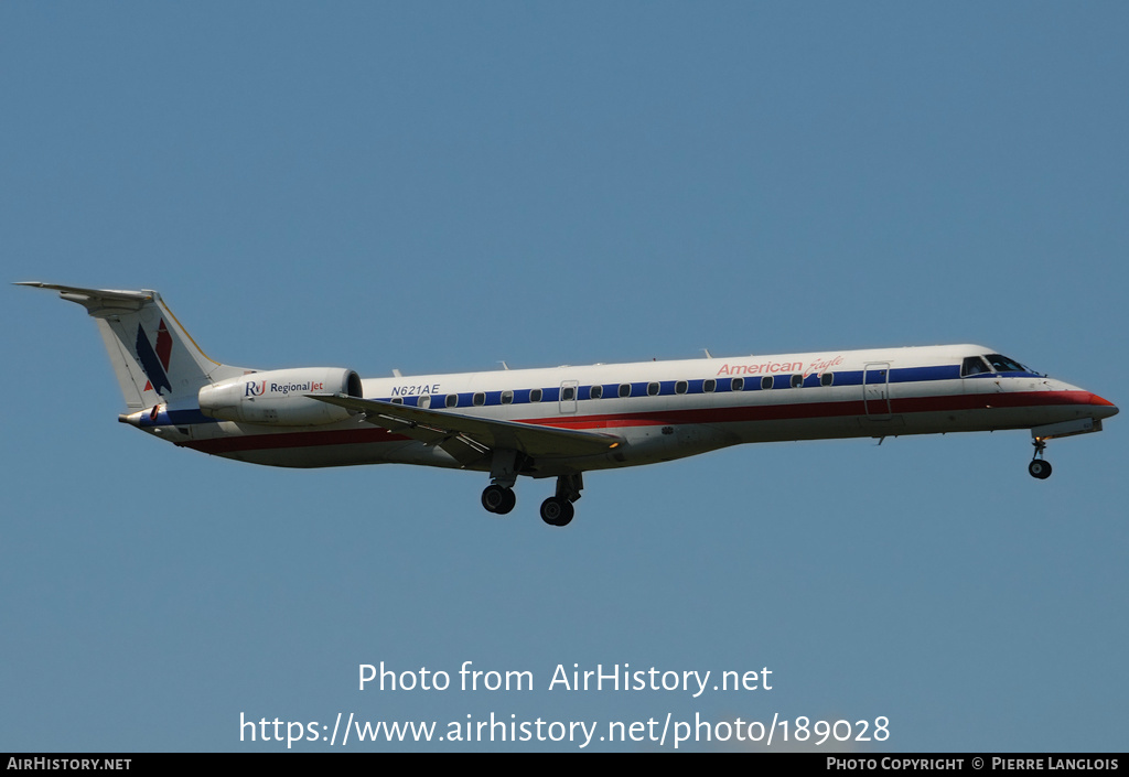 Aircraft Photo of N621AE | Embraer ERJ-145LR (EMB-145LR) | American Eagle | AirHistory.net #189028