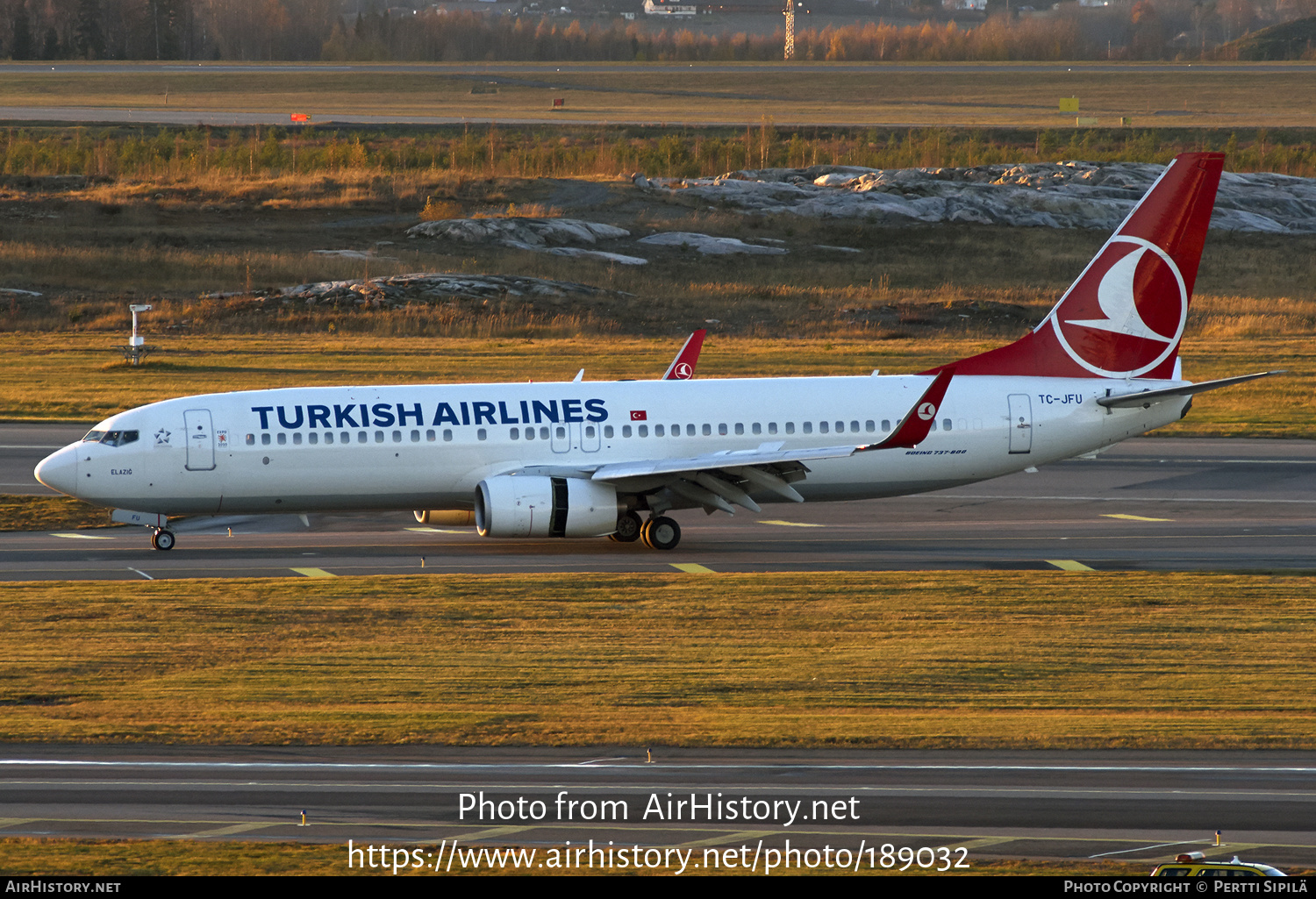 Aircraft Photo of TC-JFU | Boeing 737-8F2 | Turkish Airlines | AirHistory.net #189032