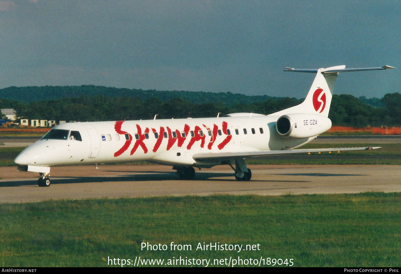 Aircraft Photo of SE-DZA | Embraer ERJ-145ER (EMB-145ER) | Skyways | AirHistory.net #189045