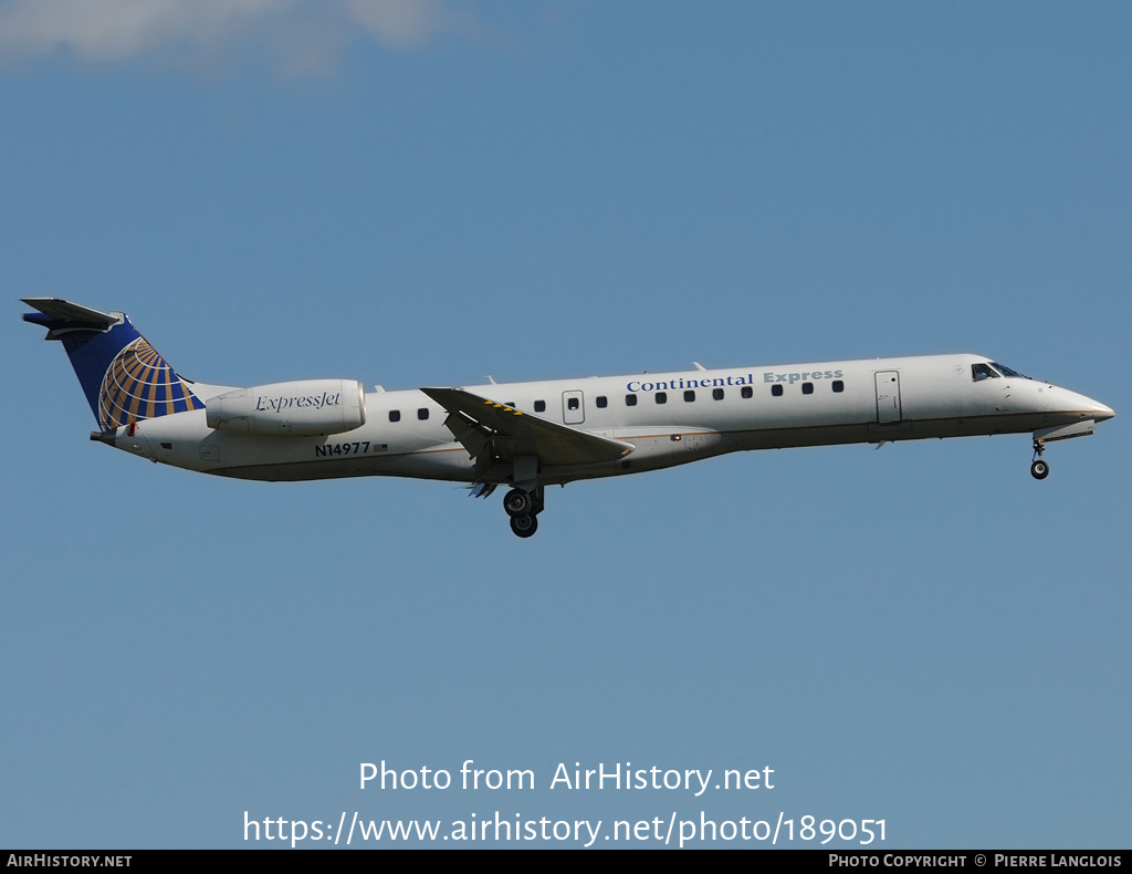 Aircraft Photo of N14977 | Embraer ERJ-145LR (EMB-145LR) | Continental Express | AirHistory.net #189051