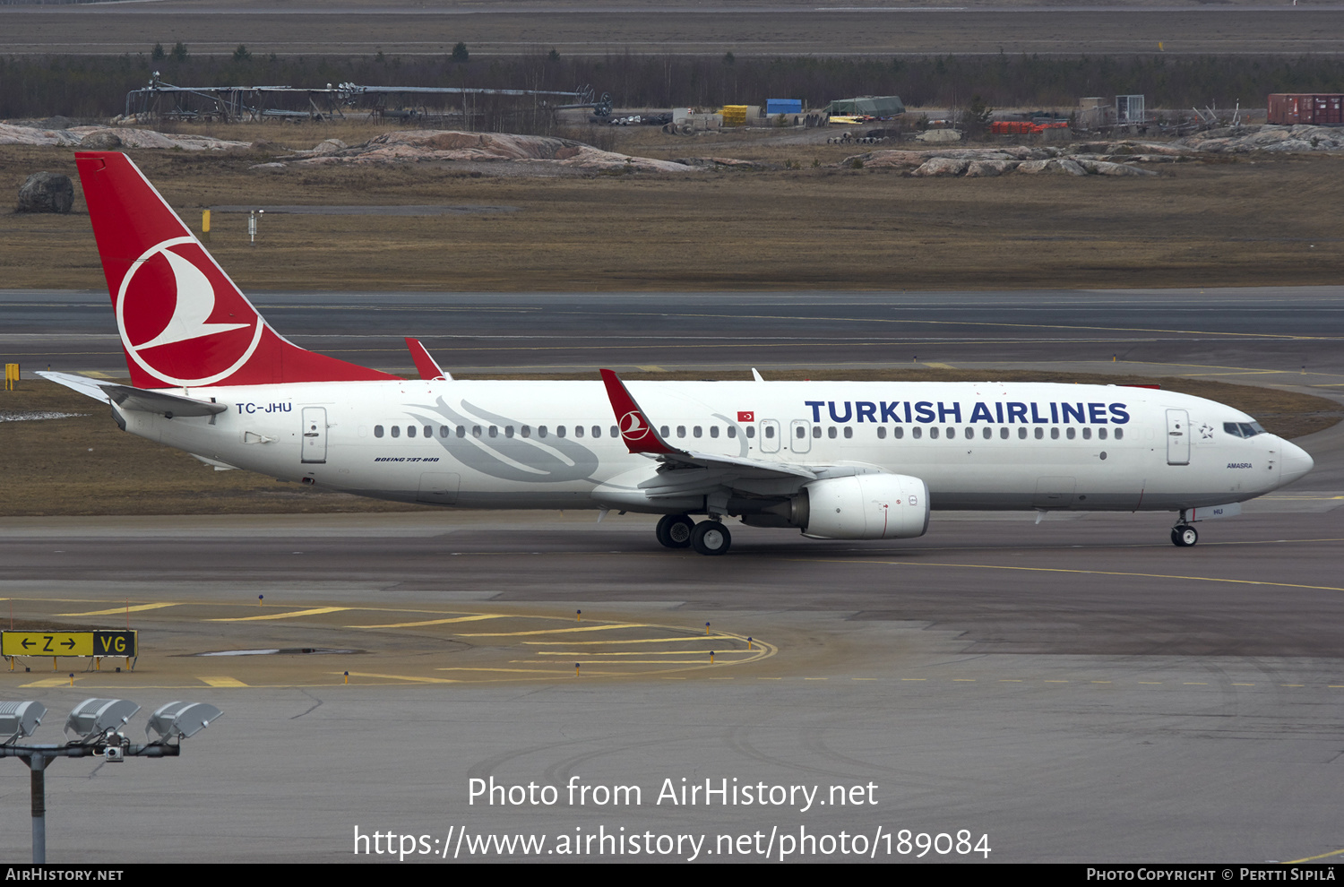 Aircraft Photo of TC-JHU | Boeing 737-8F2 | Turkish Airlines | AirHistory.net #189084