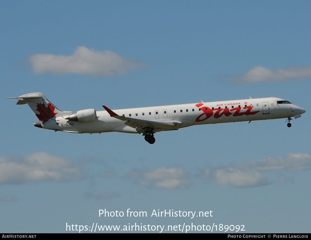 Aircraft Photo of C-GJAZ | Bombardier CRJ-705 (CL-600-2D15) | Air Canada Jazz | AirHistory.net #189092