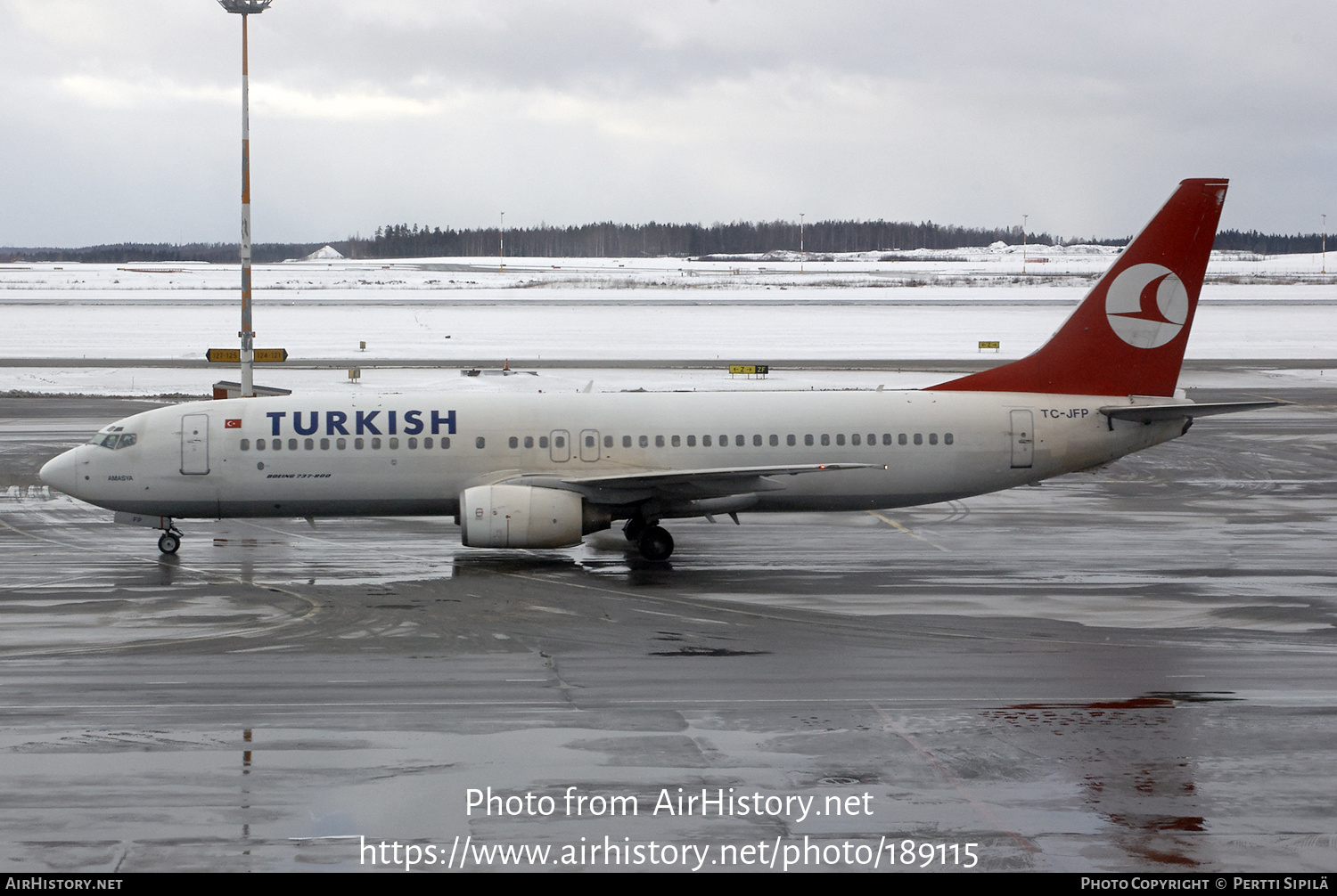 Aircraft Photo of TC-JFP | Boeing 737-8F2 | Turkish Airlines | AirHistory.net #189115