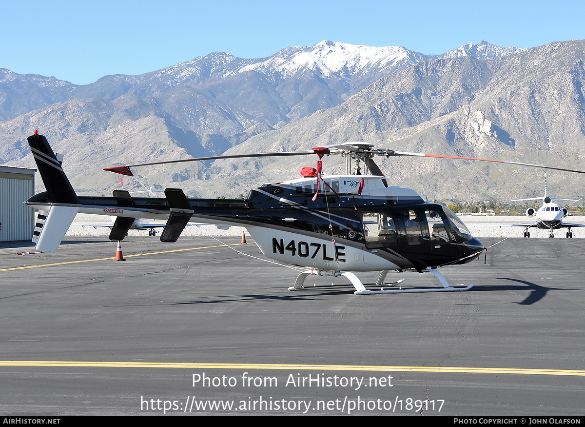 Aircraft Photo of N407LE | Bell 407 | AirHistory.net #189117