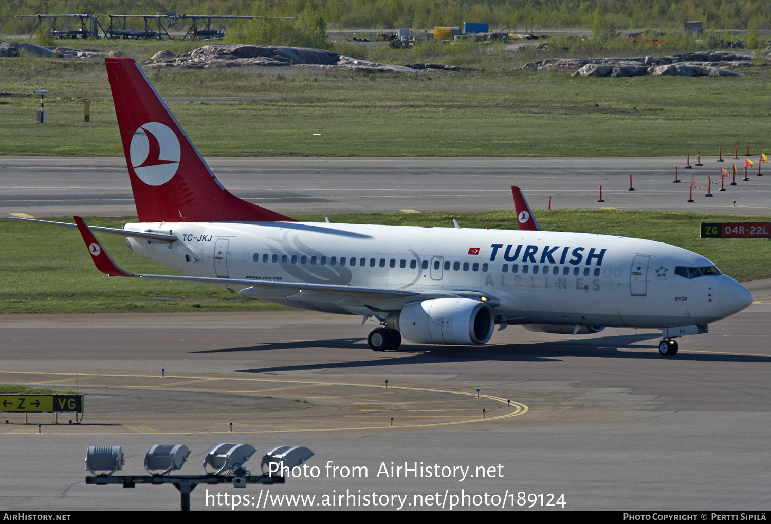 Aircraft Photo of TC-JKJ | Boeing 737-752 | Turkish Airlines | AirHistory.net #189124