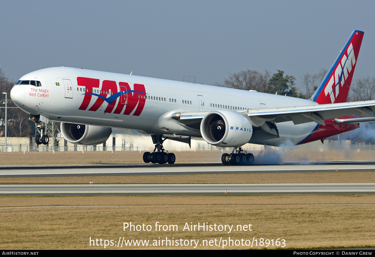 Aircraft Photo of PT-MUA | Boeing 777-32W/ER | TAM Linhas Aéreas | AirHistory.net #189163