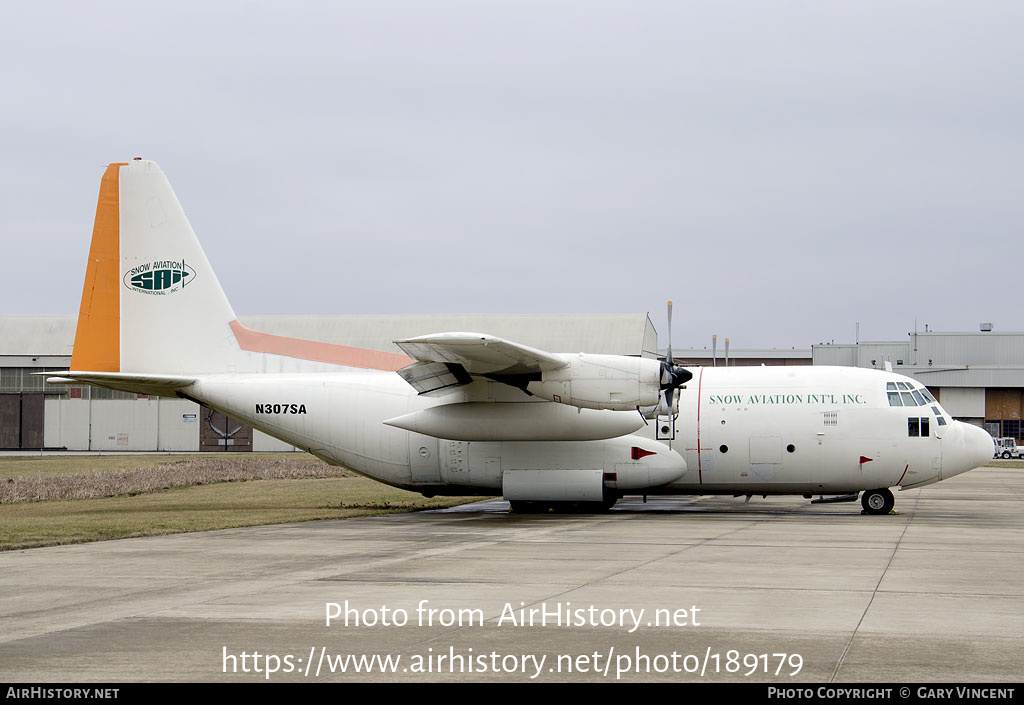 Aircraft Photo of N307SA | Lockheed C-130E Hercules (L-382) | Snow Aviation International - SAI | AirHistory.net #189179