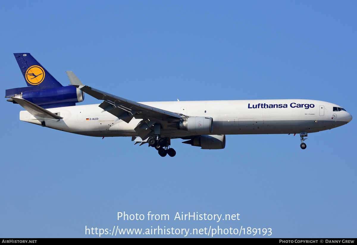 Aircraft Photo of D-ALCD | McDonnell Douglas MD-11F | Lufthansa Cargo | AirHistory.net #189193