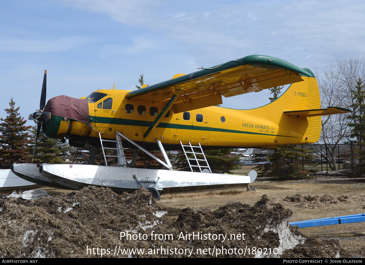 Aircraft Photo of C-FODJ | De Havilland Canada DHC-3/1000 Otter | Green Airways | AirHistory.net #189210