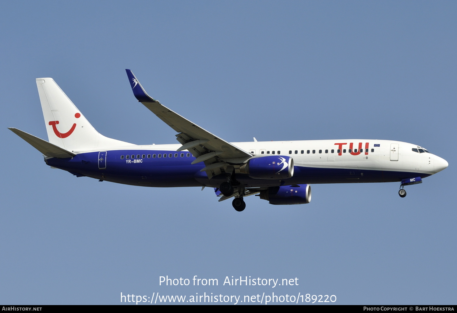 Aircraft Photo of YR-BMC | Boeing 737-85F | TUI | AirHistory.net #189220