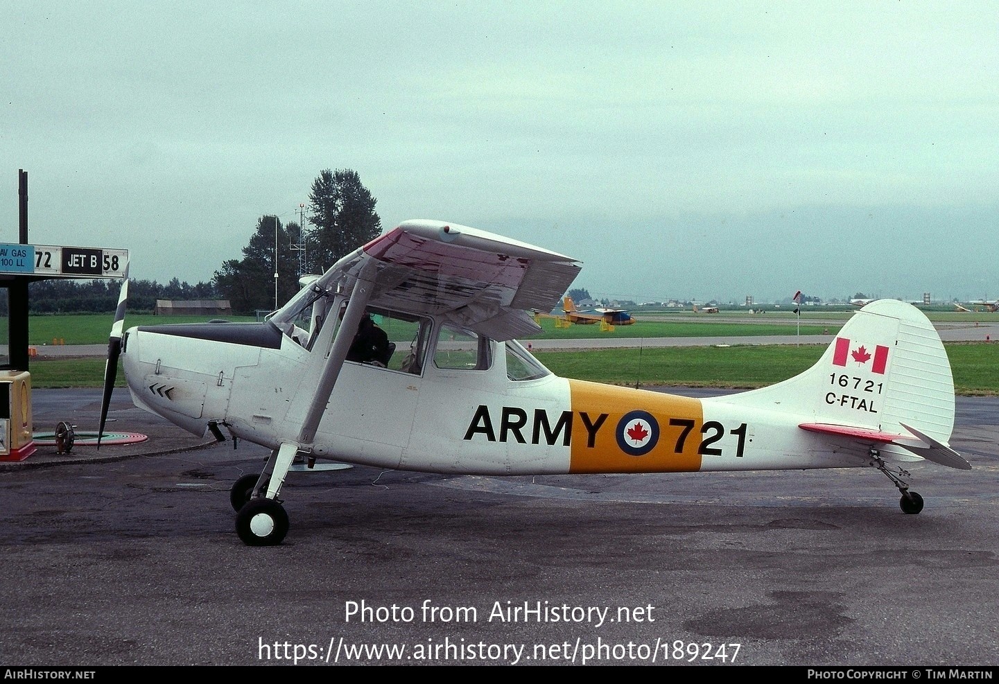 Aircraft Photo of C-FTAL / 16721 | Cessna O-1E Bird Dog | Canada - Army | AirHistory.net #189247