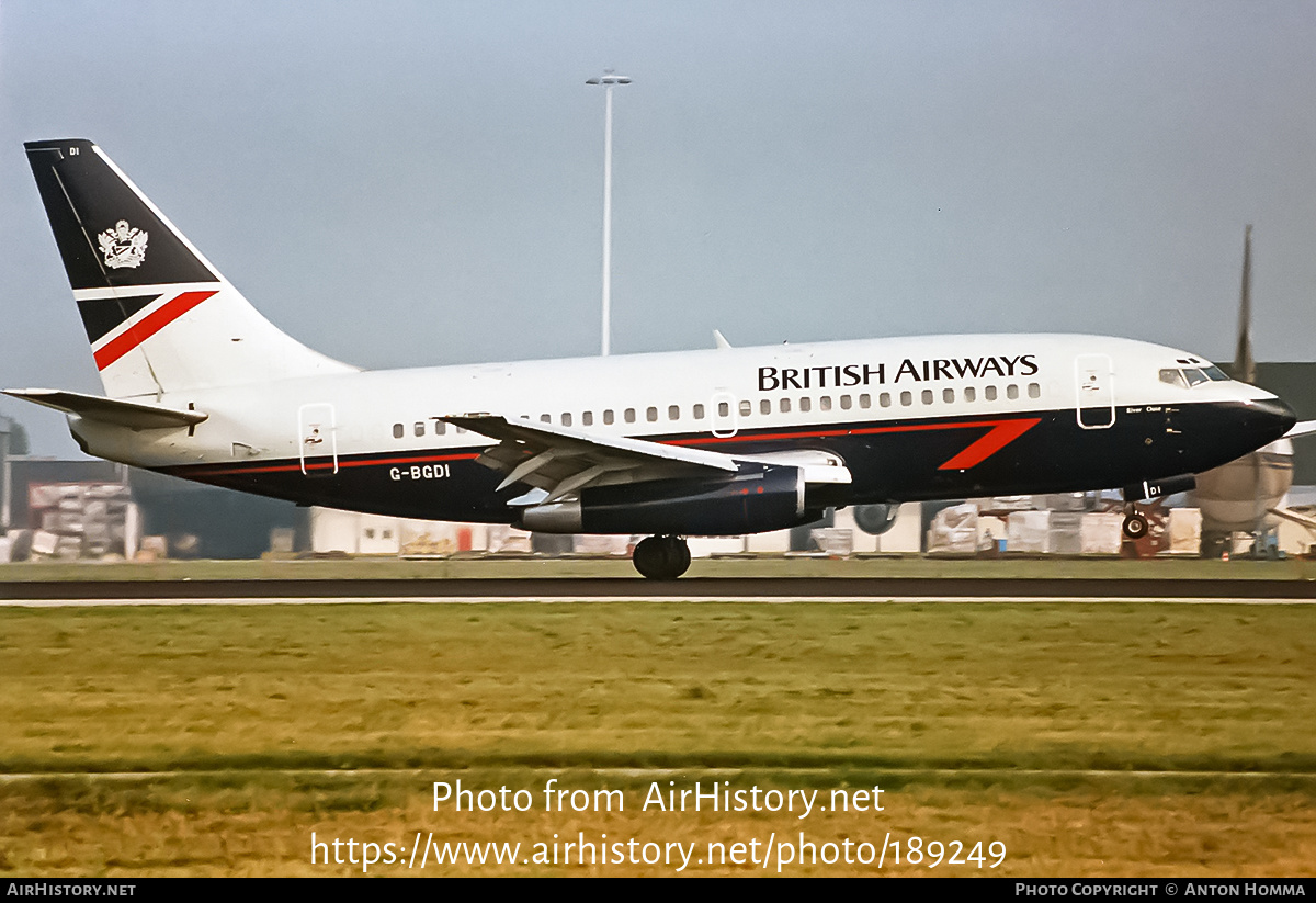 Aircraft Photo of G-BGDI | Boeing 737-236/Adv | British Airways | AirHistory.net #189249