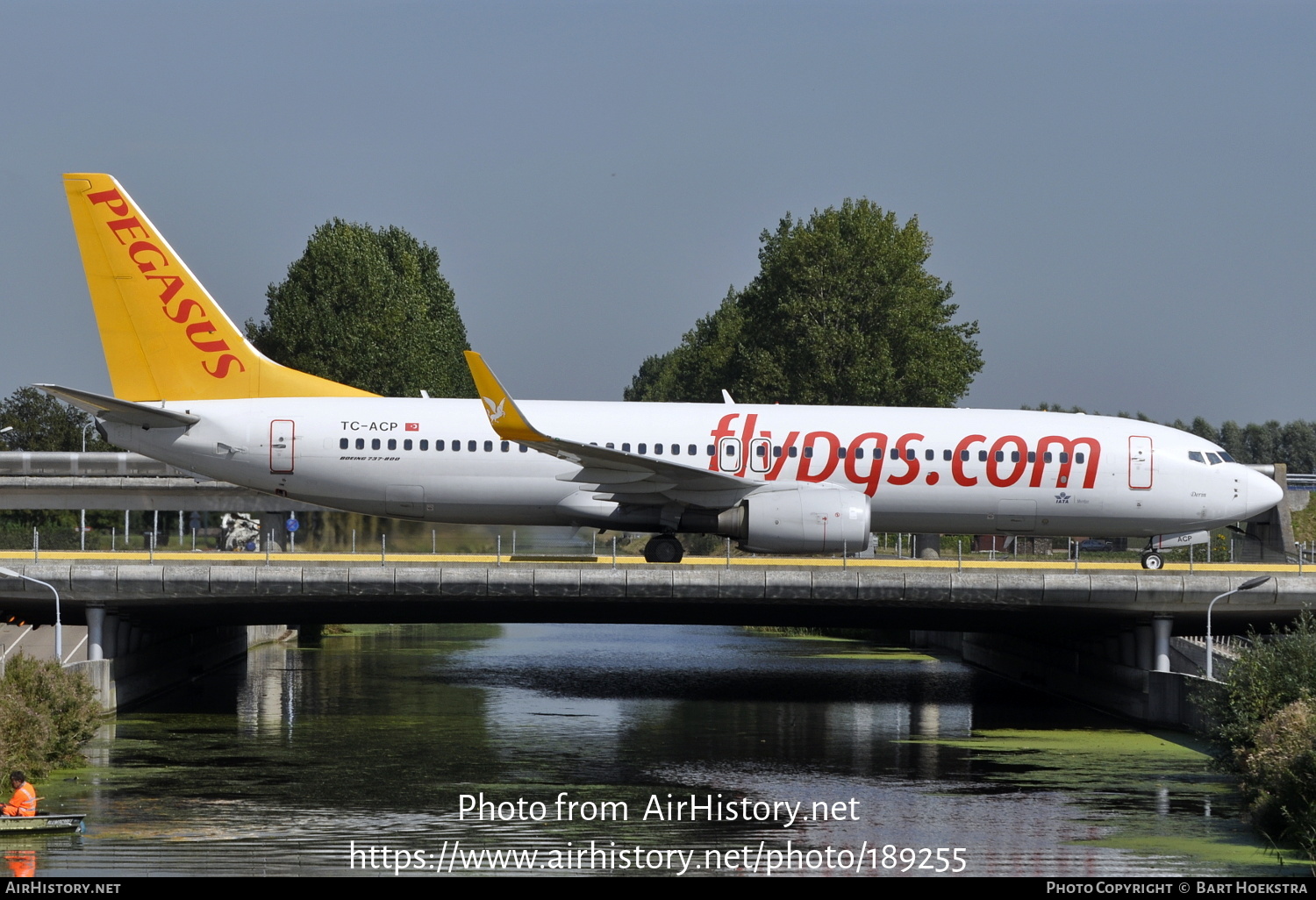 Aircraft Photo of TC-ACP | Boeing 737-82R | Pegasus Airlines | AirHistory.net #189255