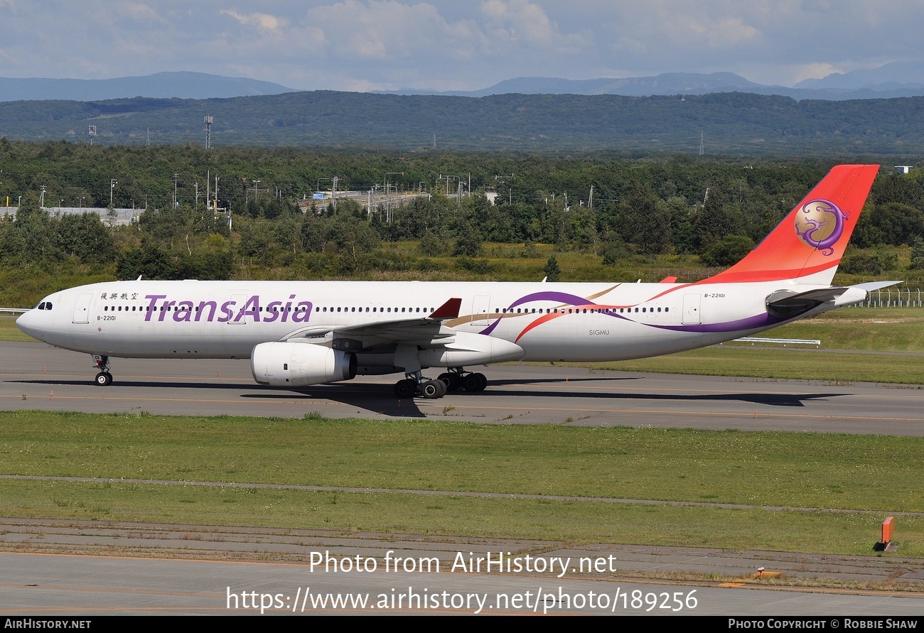 Aircraft Photo of B-22101 | Airbus A330-343 | TransAsia Airways | AirHistory.net #189256