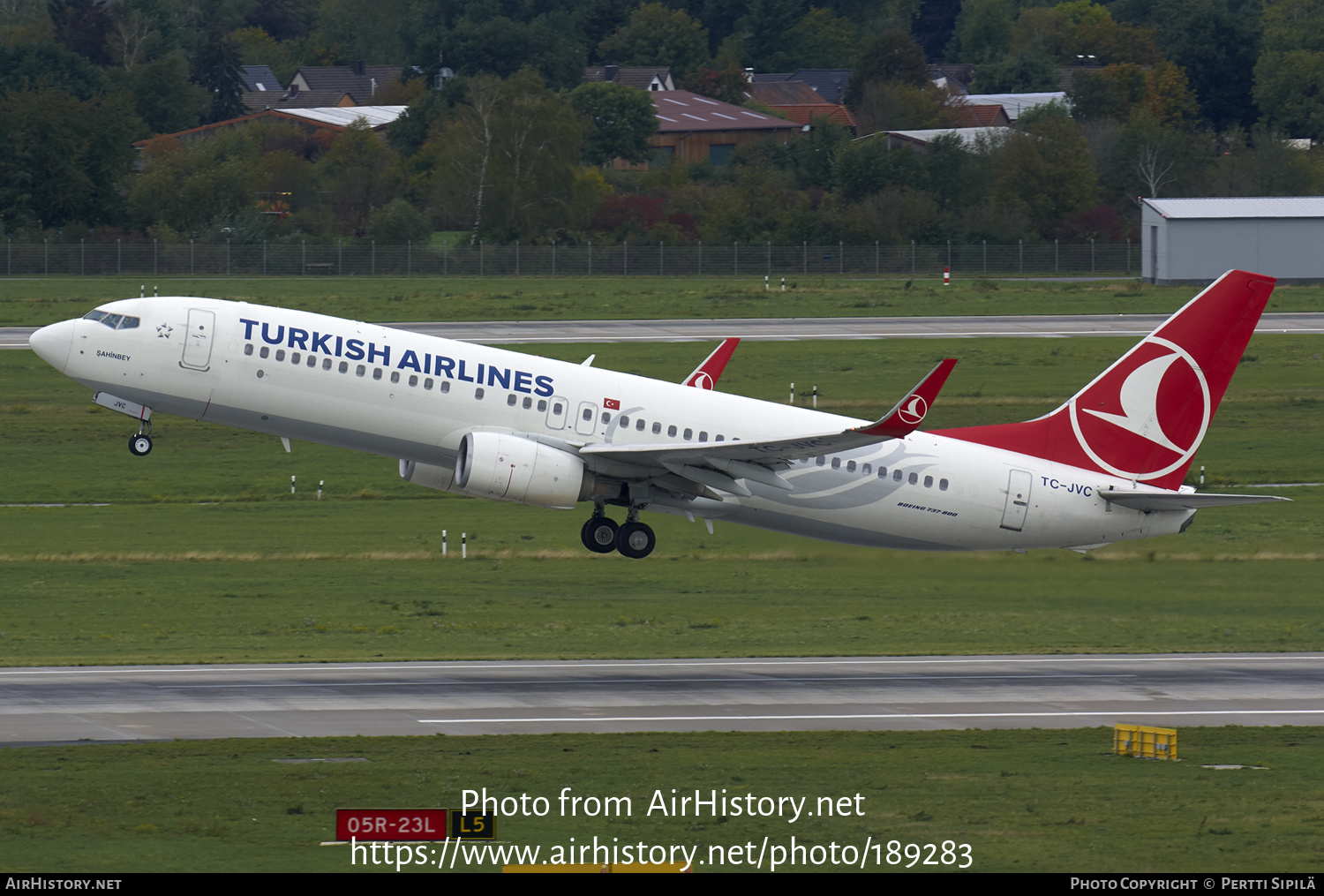 Aircraft Photo of TC-JVC | Boeing 737-8F2 | Turkish Airlines | AirHistory.net #189283