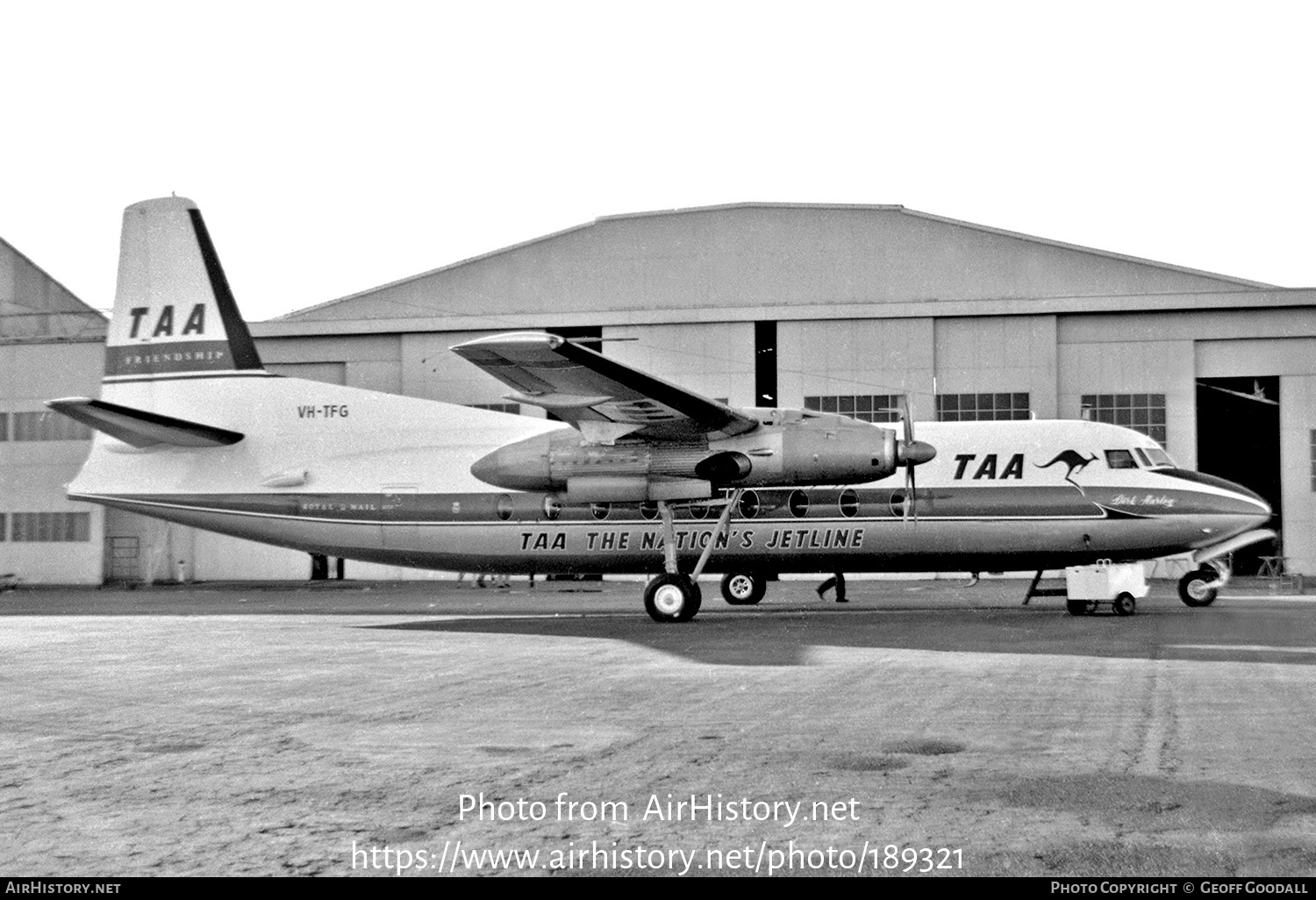 Aircraft Photo of VH-TFG | Fokker F27-100 Friendship | Trans-Australia Airlines - TAA | AirHistory.net #189321