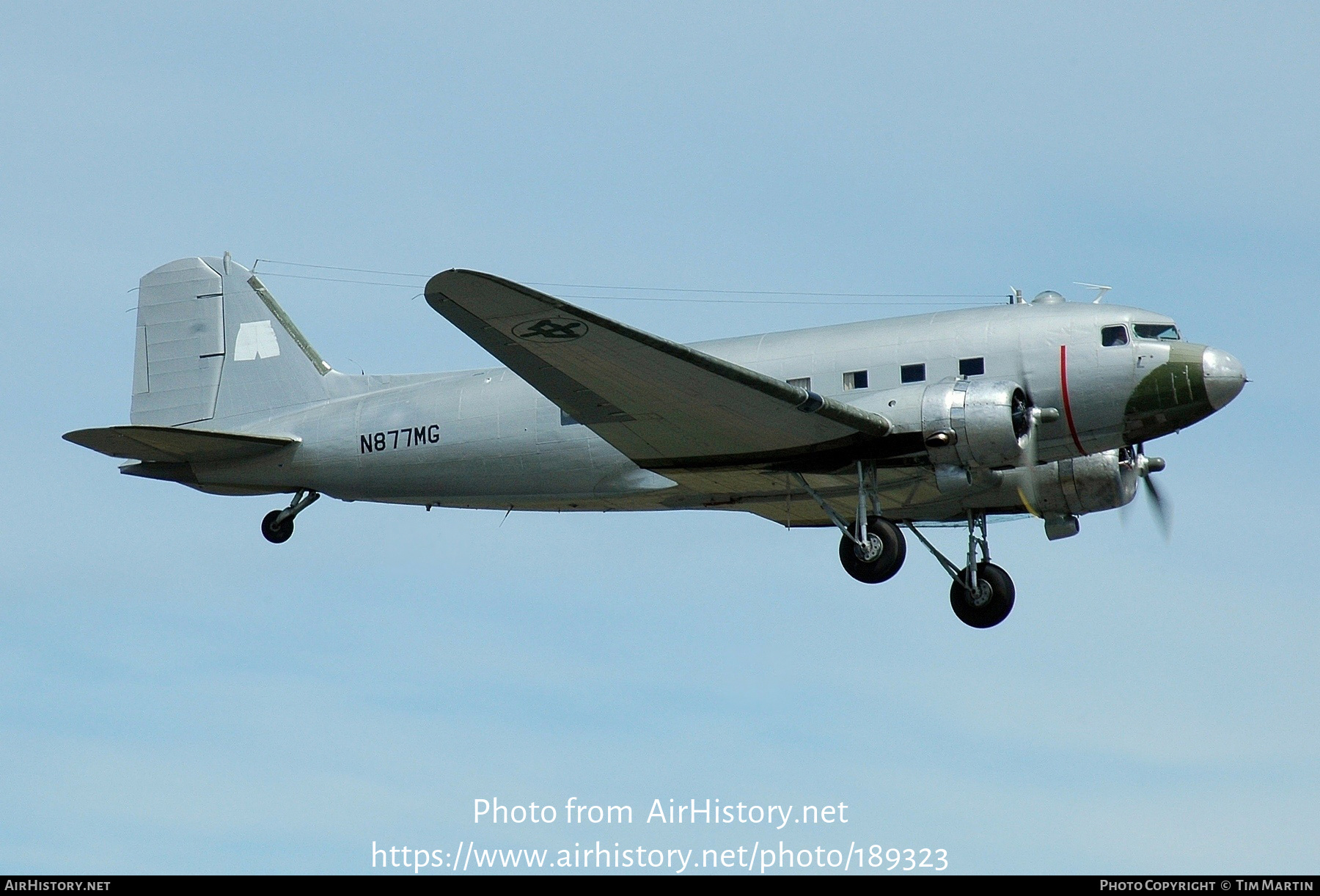 Aircraft Photo of N877MG | Douglas DC-3(C) | AirHistory.net #189323