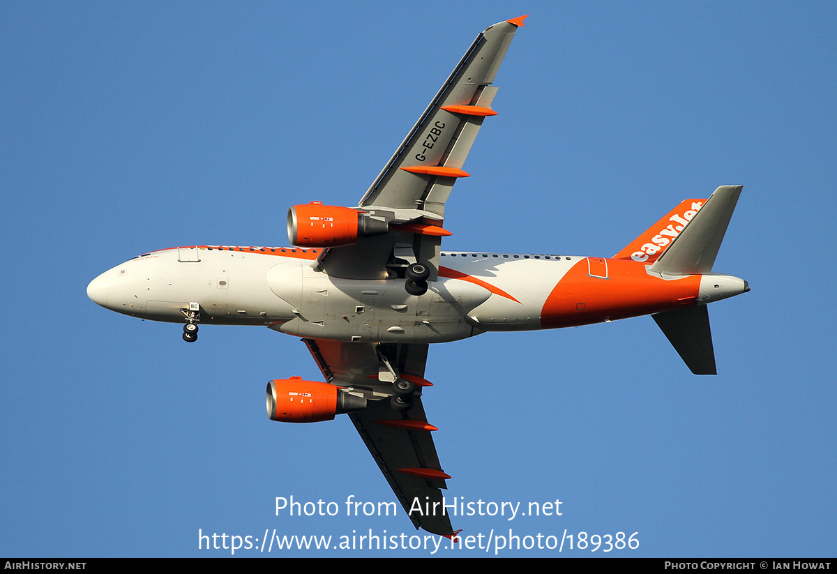 Aircraft Photo of G-EZBC | Airbus A319-111 | EasyJet | AirHistory.net #189386