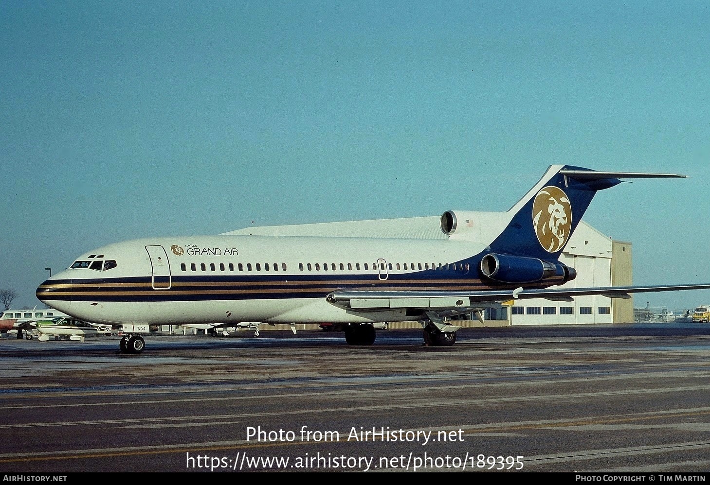 Aircraft Photo of N504MG | Boeing 727-191 | MGM Grand Air | AirHistory.net #189395