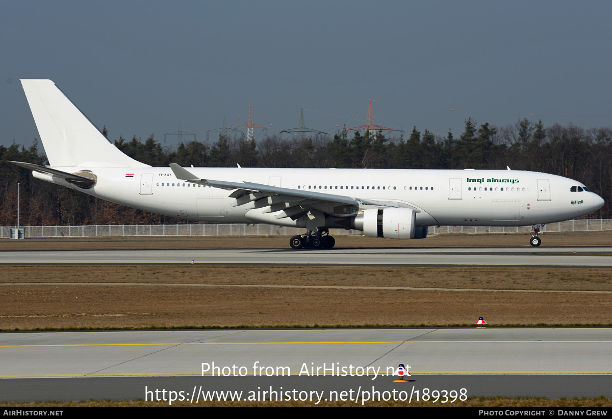 Aircraft Photo of YI-AQY | Airbus A330-202 | Iraqi Airways | AirHistory.net #189398