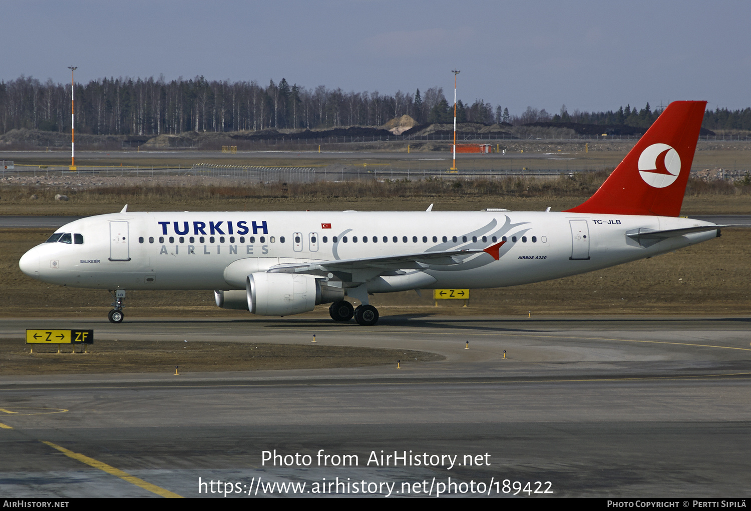 Aircraft Photo of TC-JLB | Airbus A320-214 | Turkish Airlines | AirHistory.net #189422