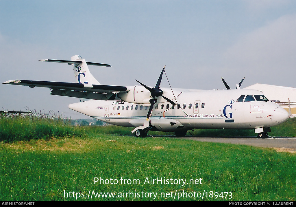 Aircraft Photo of F-WQHZ | ATR ATR-42-300 | Líneas Aéreas Guipuzcoanas | AirHistory.net #189473